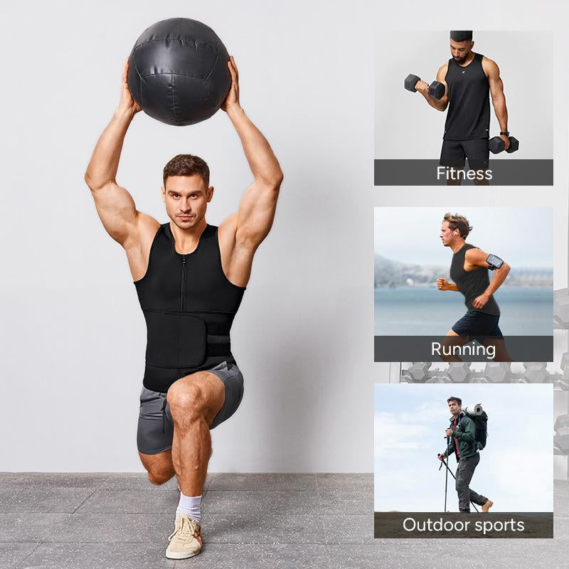 Sauna Sports Vest Suit Top