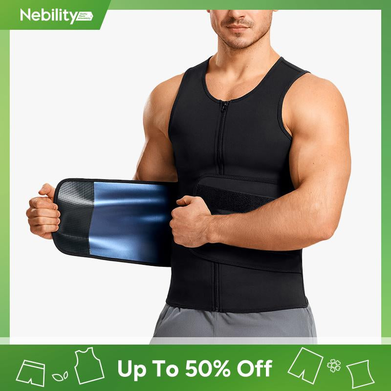 Sauna Sports Vest Suit Top